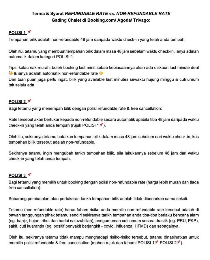 Gading Chalet Kuala Terengganu Kültér fotó